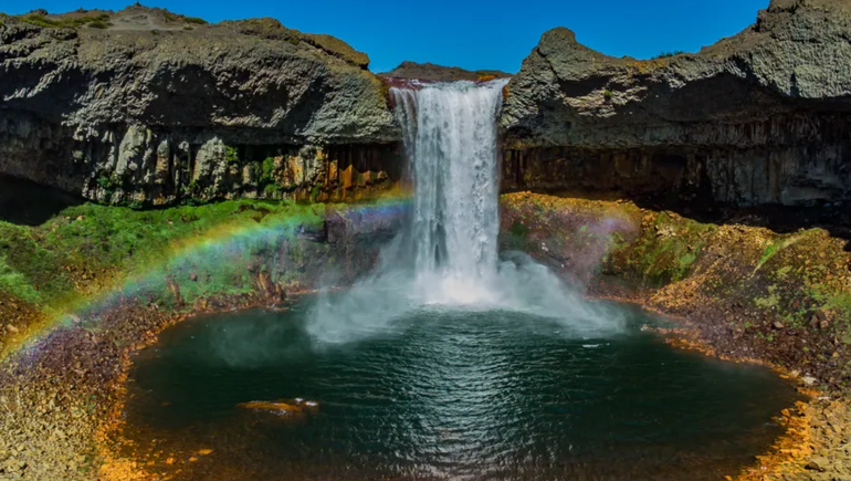 Imponente. El Salto del Agrio sorprendió a los amantes de la naturaleza de todo el mundo