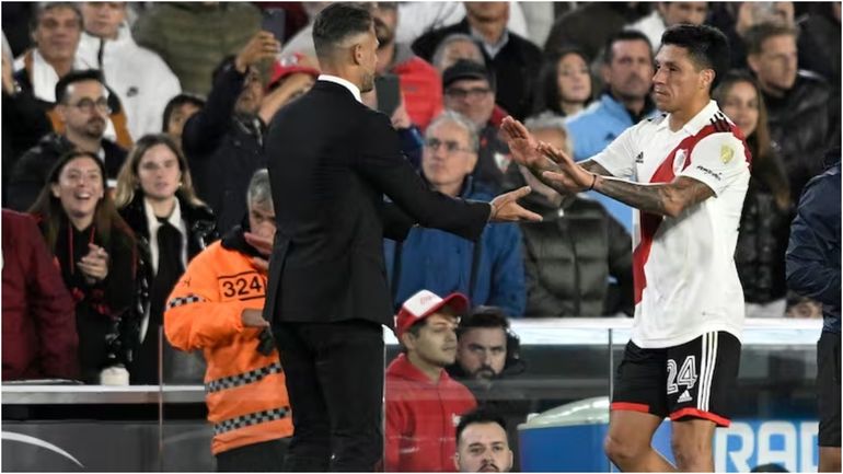 Demichelis y Enzo Pérez Demichelis y Enzo Pérez