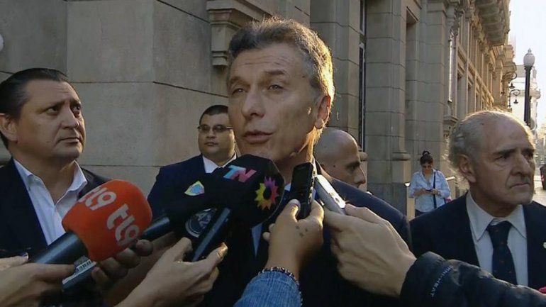 Macri calificó de desafortunado al acto de Cristina en Tribunales