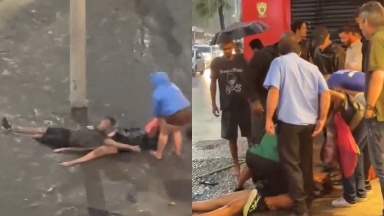 La adolescente chilena de 15 años es asistida tras sufrir una descarga eléctrica en Río de Janeiro. | LM Neuquen La adolescente chilena de 15 años es asistida tras sufrir una descarga eléctrica en Río de Janeiro.