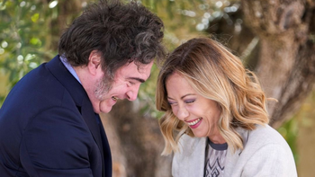 Giorgia Meloni recibió al presidente Javier Milei en Italia Giorgia Meloni recibió al presidente Javier Milei en Italia