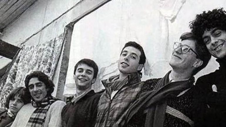Daniel Melingo con Los Twist. Daniel Melingo con Los Twist.