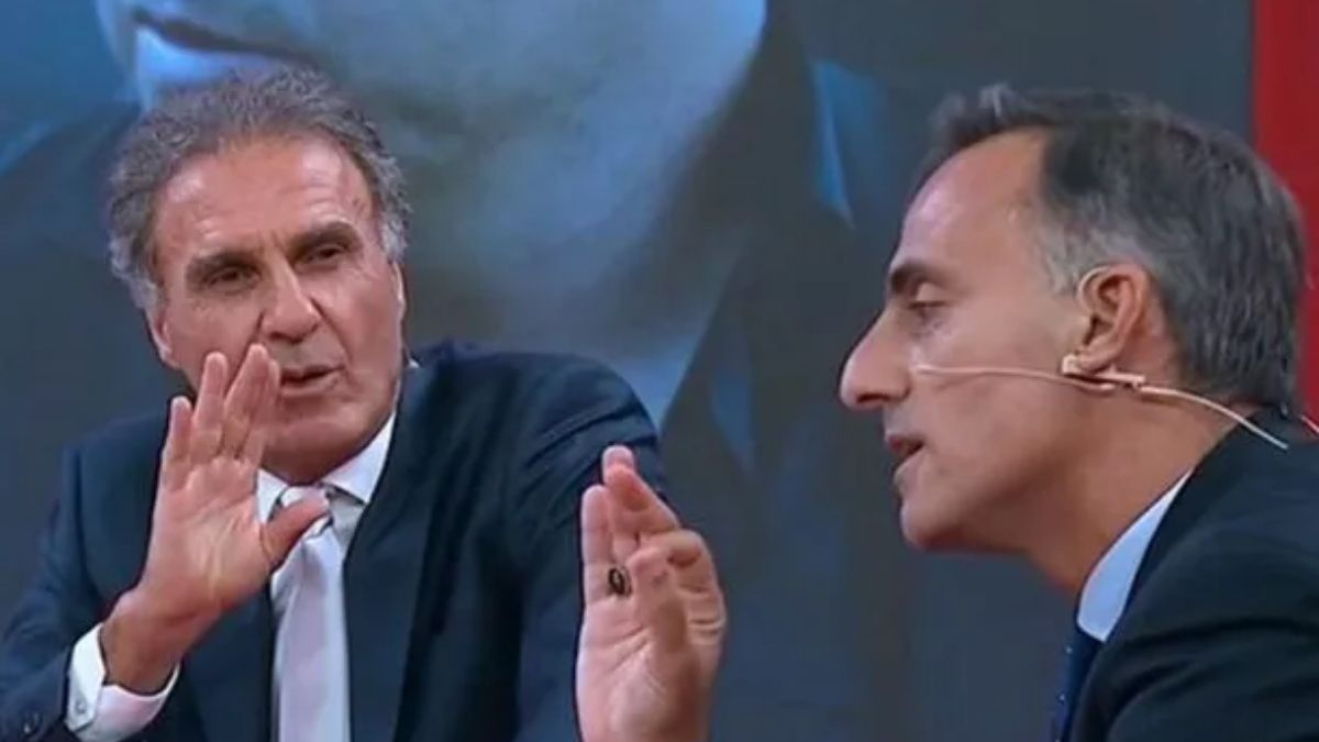 Oscar Ruggeri y Diego Latorre