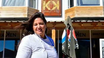 Verónica Polich, emprendedora gastronómica de Caviahue. Verónica Polich, emprendedora gastronómica de Caviahue.