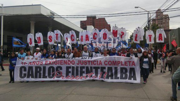 ATEN recordó los 10 años del crimen de Carlos Fuentealba