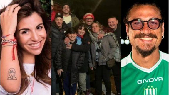 Gianinna y Daniel Osvaldo se escaparon de la prensa en San Martín