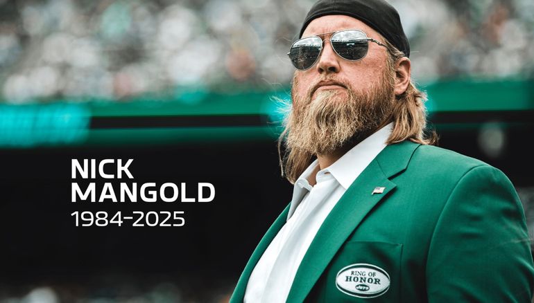 New York Jets, su equipo en la NFL, le dedicó una sentida despedida a Nick Mangold. New York Jets, su equipo en la NFL, le dedicó una sentida despedida a Nick Mangold.