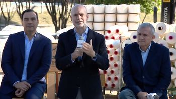 Horacio Rodríguez Larreta y un insólito furcio en la campaña. Horacio Rodríguez Larreta y un insólito furcio en la campaña.