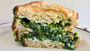 sandwich de espinaca