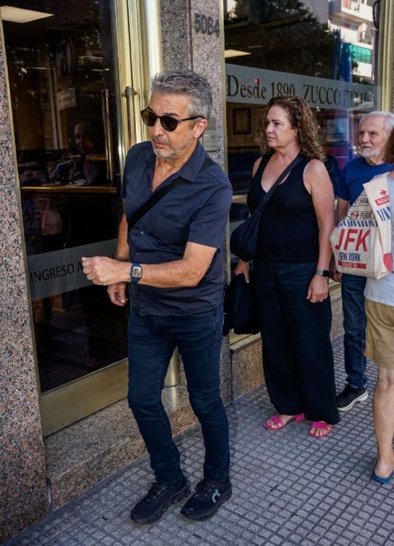 Ricardo Darín en la despedida de su hermana Ricardo Darín en la despedida de su hermana