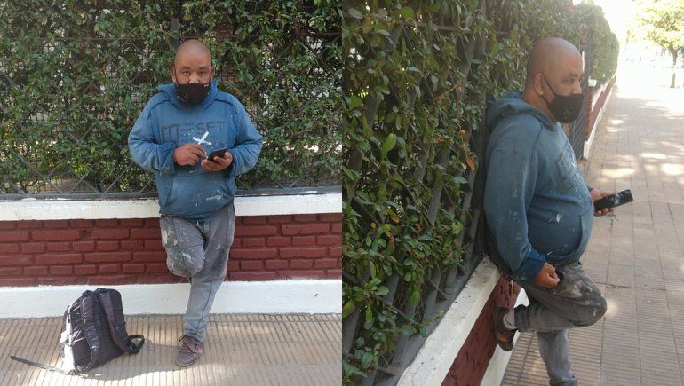 Por una deuda, se encadenó en la casa del comandante del Ejército