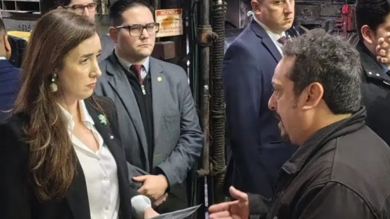 Momentos de tensión vivió la vicepresidenta Victoria Villarruel