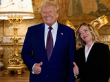 Trump dice que le gusta mucho Meloni