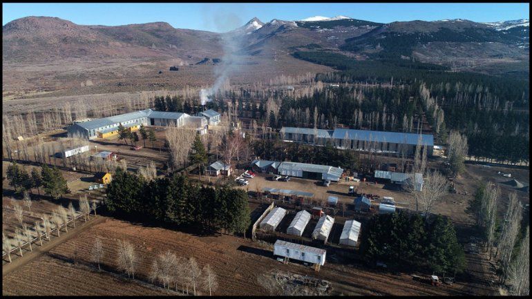 Se amplió el aserradero de Corfone en Las Ovejas