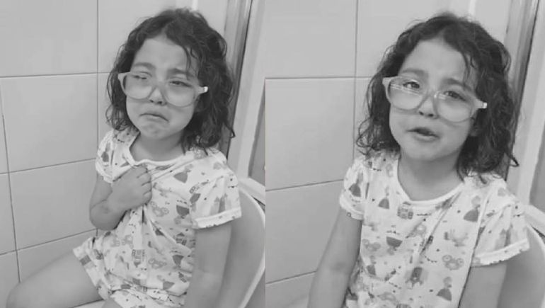 Pili tiene 5 años y su llanto conmovió a la región. Pili tiene 5 años y su llanto conmovió a la región.