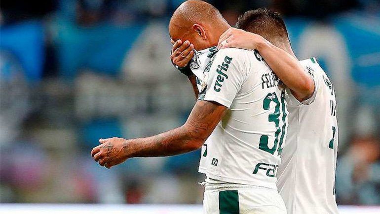 Felipe Melo erró un penal y Palmeiras termino último