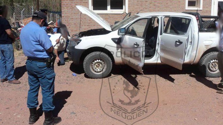 La camioneta en la que transportaba lo robado fue secuestrada.