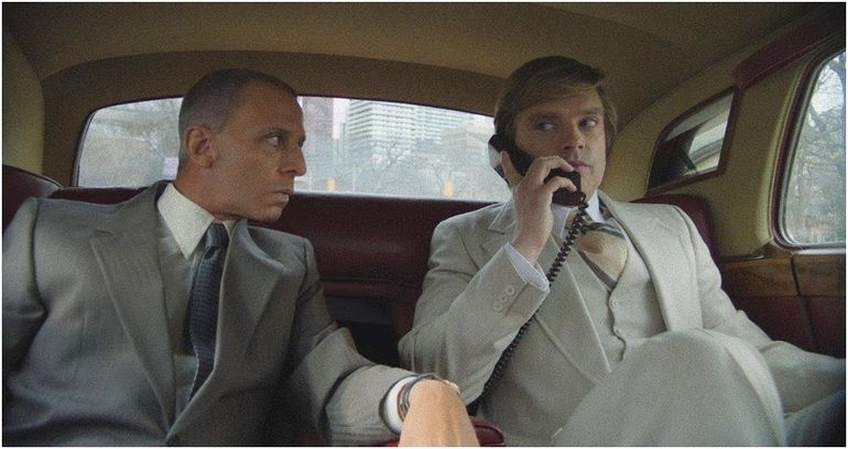 Jeremy Strong y Sebastian Stan en The Apprentice. Jeremy Strong y Sebastian Stan en The Apprentice.