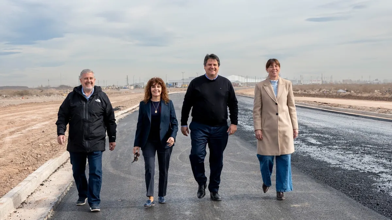 Inició la obra de pavimentación de una arteria estratégica que conectará la ciudad con Autovía Norte