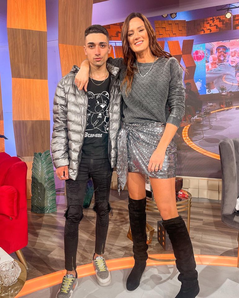 Nahuel fue el motoquero que la ayudó a Paula Chaves con su hija.