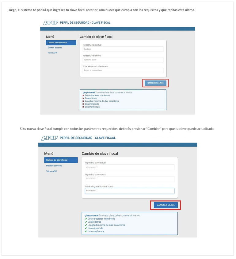 Para subir de nivel de seguridad de 2 a 3 o de 3 a 4 es menester ir a la oficia correspondiente de la AFIP de manera presencial Para subir de nivel de seguridad de 2 a 3 o de 3 a 4 es menester ir a la oficia correspondiente de la AFIP de manera presencial