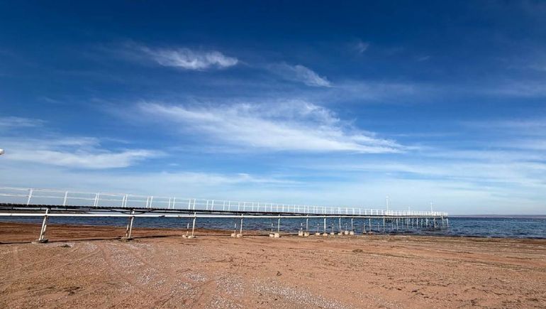 Impacta la bajante del embalse de Mari Menuco durante esta temporada. No se veía en años. Impacta la bajante del embalse de Mari Menuco durante esta temporada. No se veía en años.
