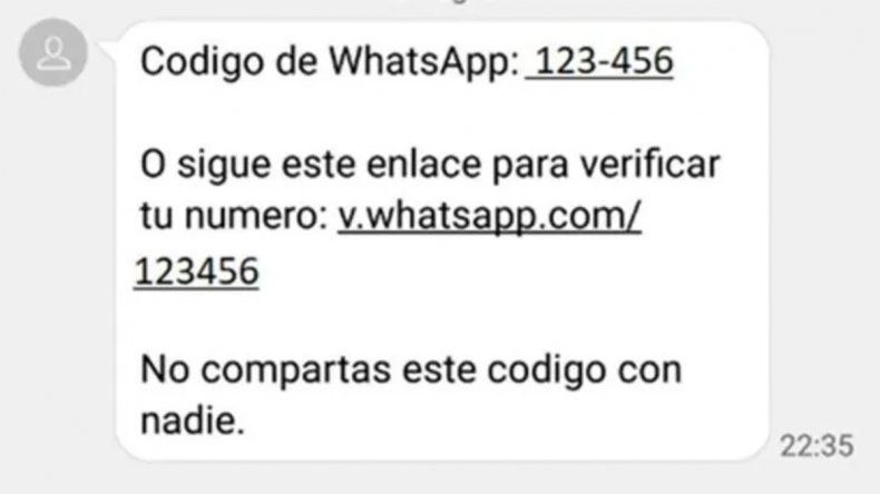 El mensaje de WhatsApp con el que podrían hackear tu usuario