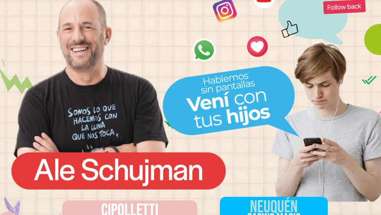 Alejandro Schujman se presenta con Adolescencia, un desafío posible en Neuquén