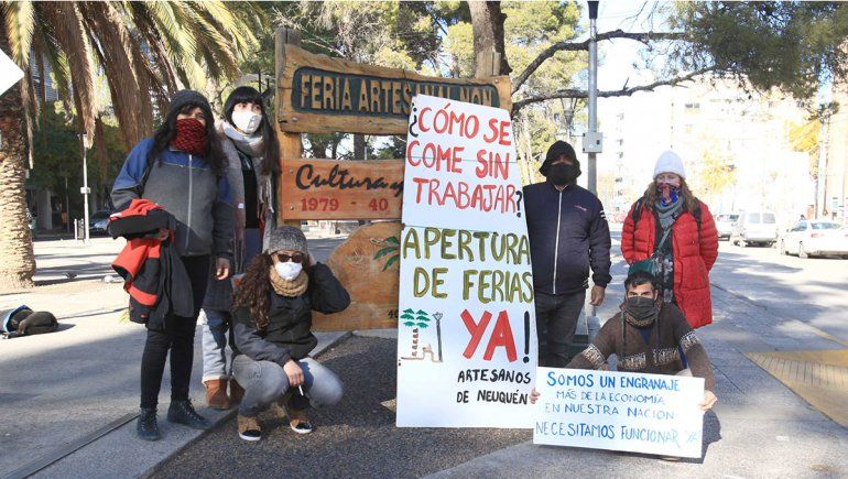 Artesanos piden volver a la feria: La situación es angustiante