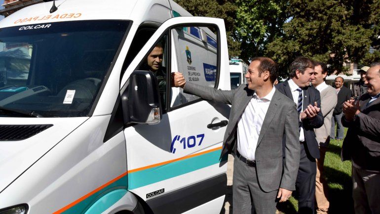 Gutiérrez anunció ayer la incorporación de ambulancias a los hospitales. &nbsp;