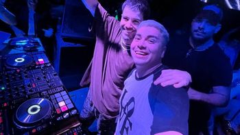 Fernando Morales con Nico Vallorani en Comodoro Rivadavia. Fernando Morales con Nico Vallorani en Comodoro Rivadavia.