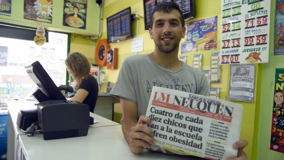 Con el diario