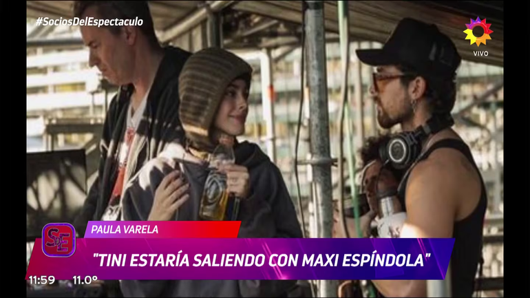 Tini Stoessel y Maxi Espíndola. Tini Stoessel y Maxi Espíndola.