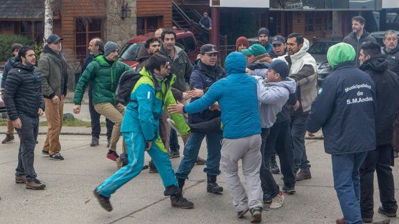 El miércoles hubo momentos de mucha violencia en San Martín.&nbsp;