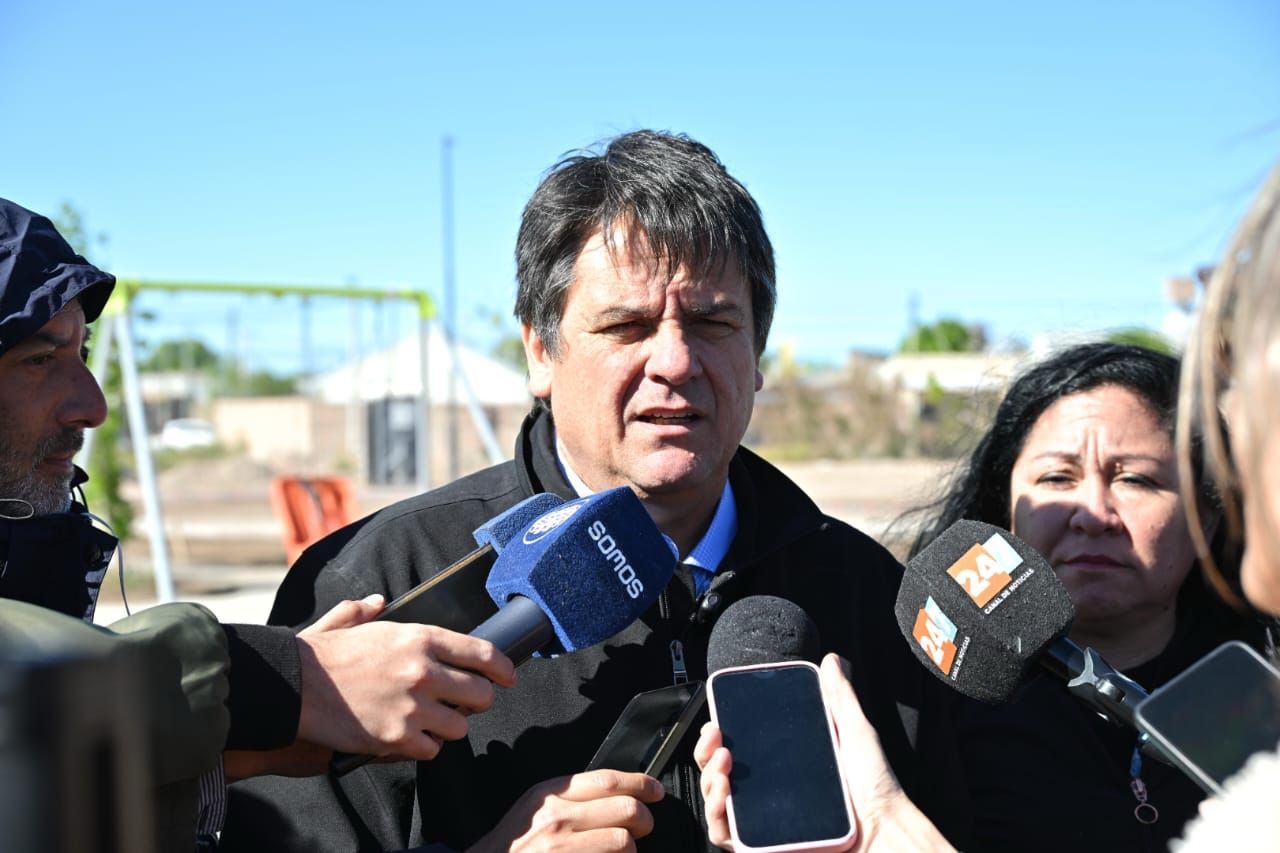 Gaido recorrió los avances de una importante obra del oeste