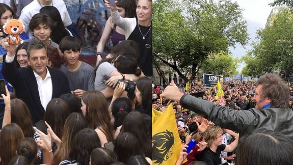 Milei pidió cuidar los votos y Massa habló de el amor y la esperanza