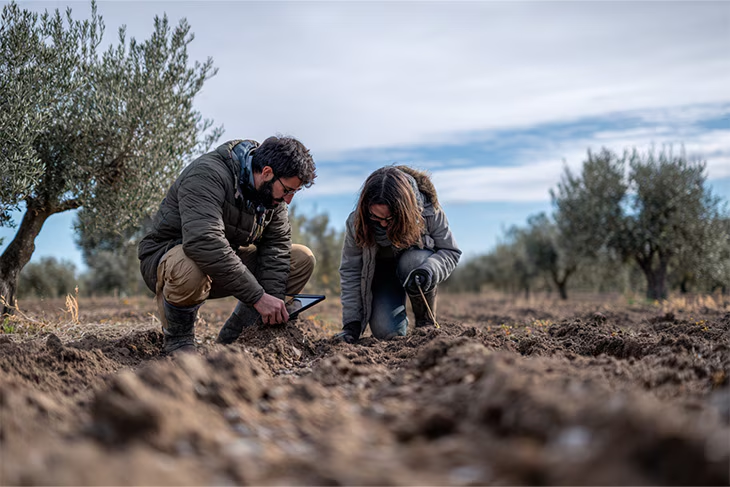 Prácticas sostenibles en olivar: cubiertas vegetales que combaten erosión y potencian captura de carbono efectiva.