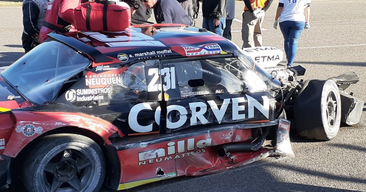 urcera tras el palo a 200 km/h: como esta, cuando volveria y su palabra