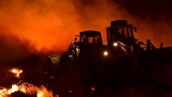 Extinguieron el fuego y volvió la calma a Zapala