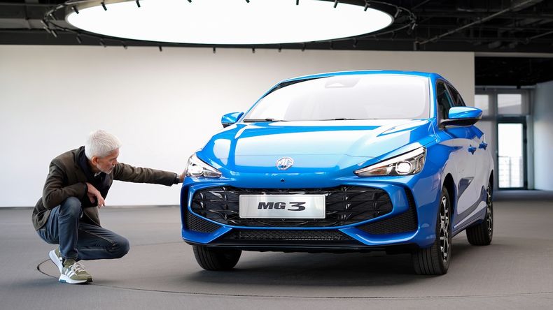 El New MG3 es un híbrido enchufable que entrega 195 CV promete consumir 4,4 litros cada 100 km. Foto: Eximar/MG &nbsp;