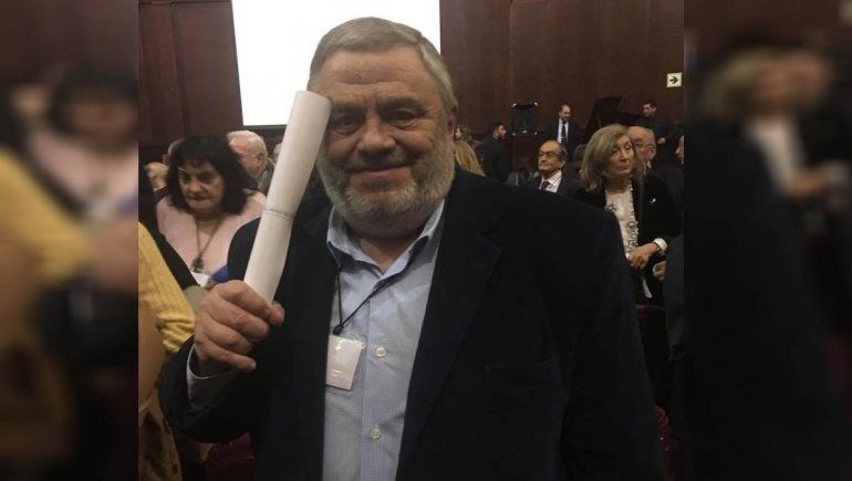 Doctor Augusto Ciruzzi, médico y gran conocedor de la historia de su ciudad