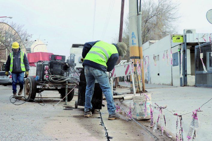Los trabajadores de Obras Públicas están con retención de servicios.