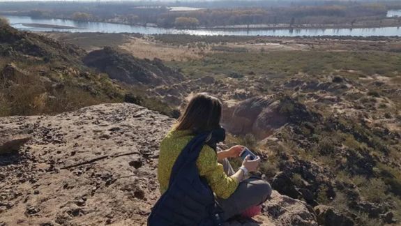 Una imagen de la Margen Sur, en la vecina ciudad de Oro.
