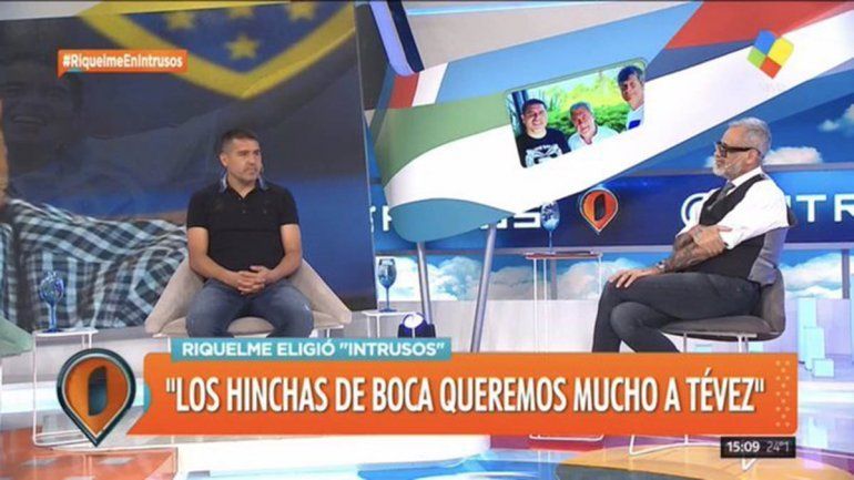 Riquelme en Intrusos: Macri lo llamó y le dijo que está preocupado por el club