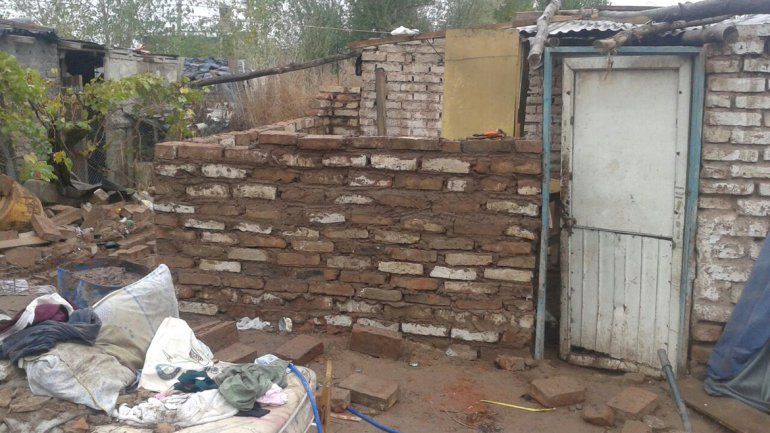 Drama de una familia de Almafuerte II que perdió casi toda su casa por las lluvias