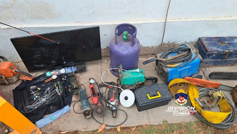 Desbarataron un kiosco narco en San Patricio del Chañar y dieron con un gran botín