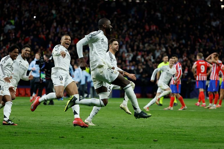 Real Madrid festejó en el Wanda Metropolitano