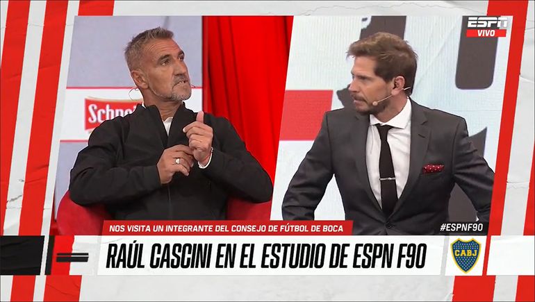Clima tenso: las mejores frases de Cascini en ESPN F90
