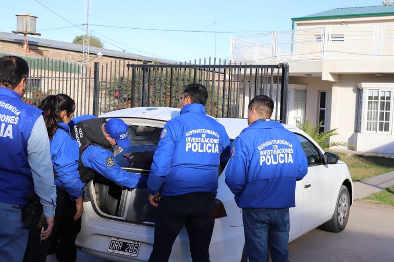 Algunos de los allanamientos por la causa de Gloria Ruiz.