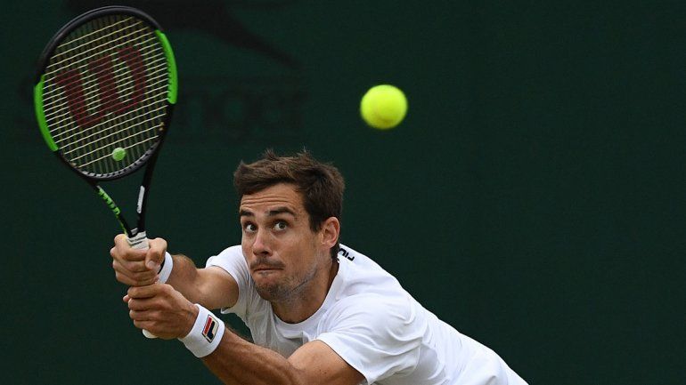Por puntos como este, Pella dio el gran golpe en Wimbledon